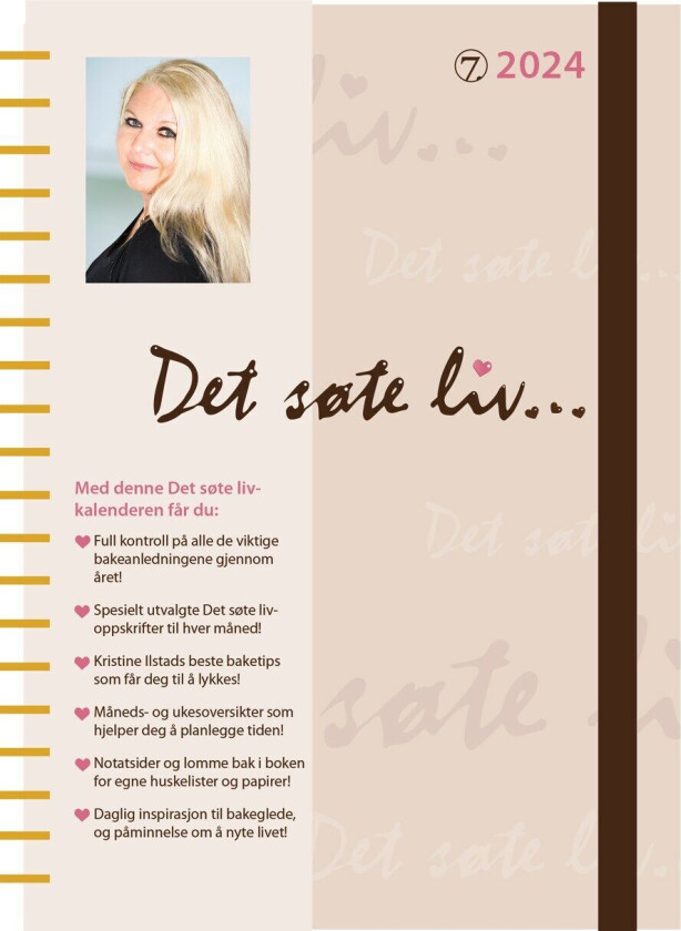 Kalender 2024 7.Sans Det søte liv Kristine Ilstad