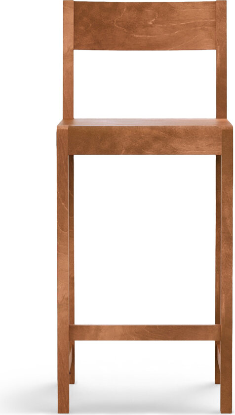 Bar Chair 01 – Warm Brown Birch – H65 - Barstoler - Studio - Tre farget - Tre
