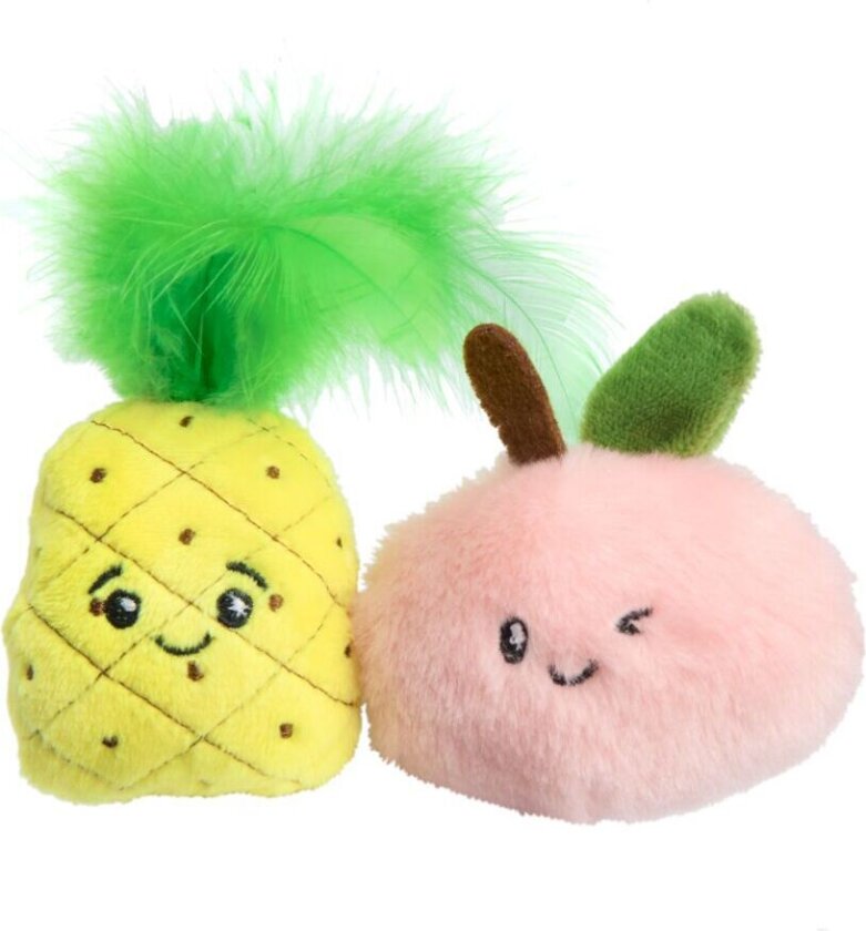 Juicy Vibes Fersken & Ananas Kattleker 2-pack
