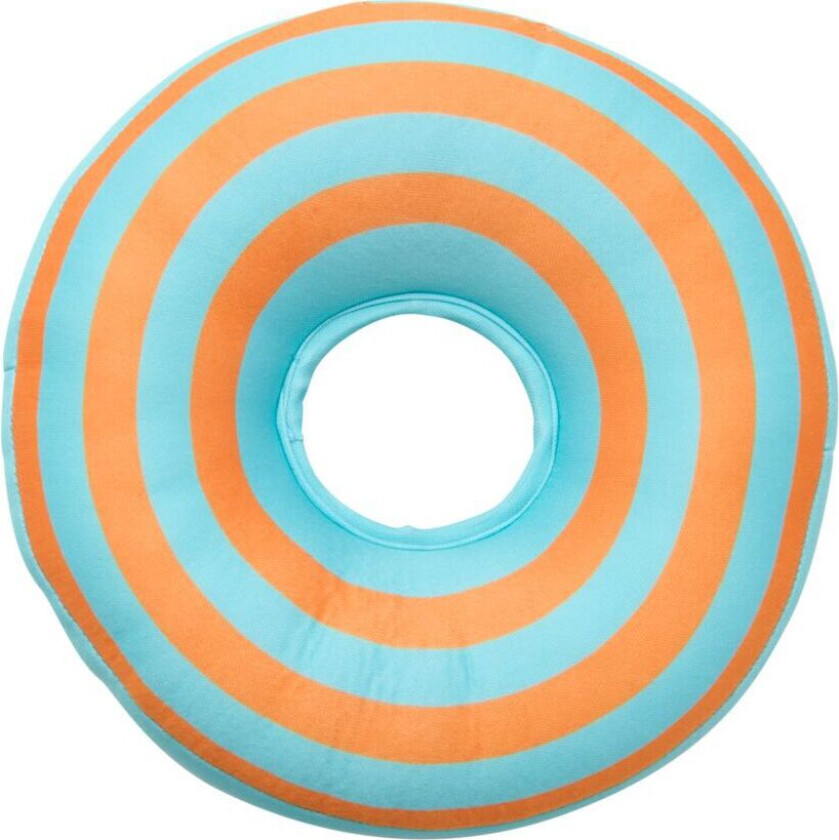 Hot Summer Flytende Hundleke Ring Oransje/Turkis 19 cm