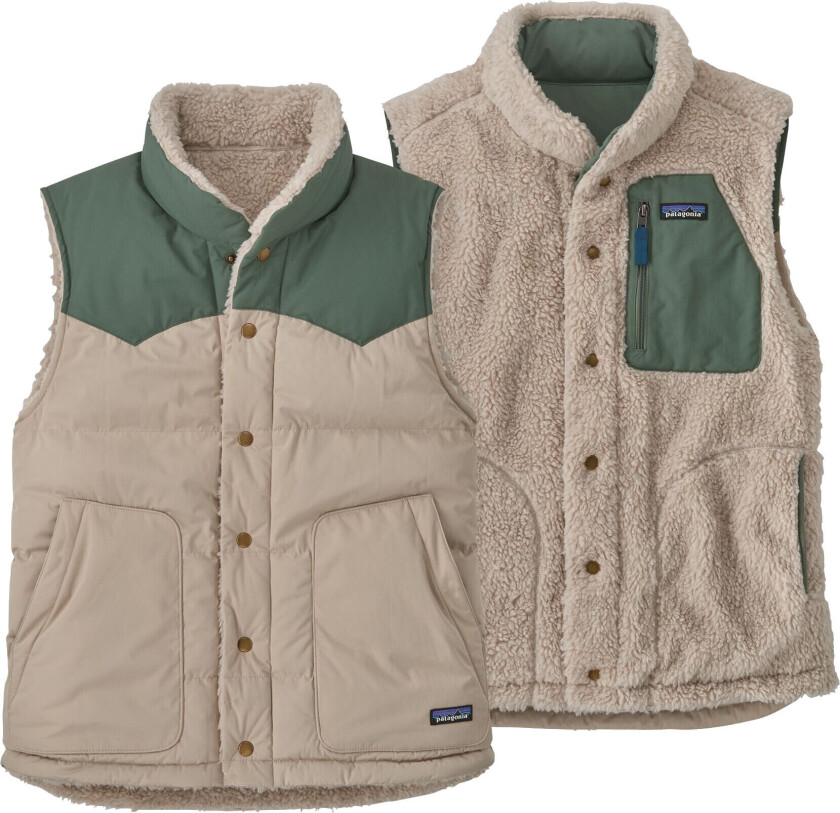 Reversible Bivy Down Vest Herre Oar Tan L