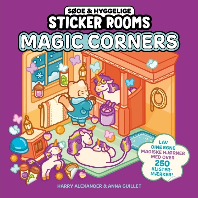 Søde og hygelige Sticker Rooms - Magic Corners | Harry Alexander & Anna Guillet