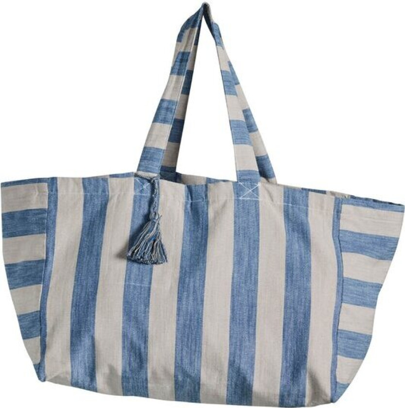 Felima handlenett 50x25 cm lin/blå