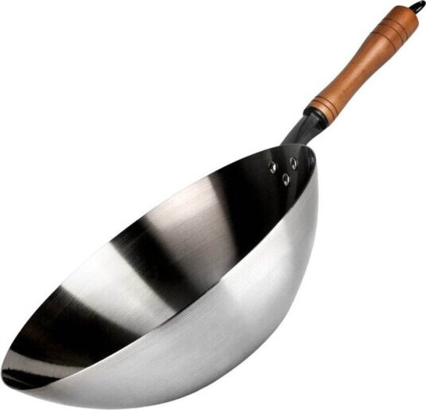 Wok 32 cm karbonstål