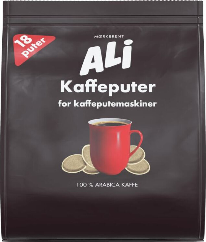 Ali Mørkbrent Kaffeputer 18stk