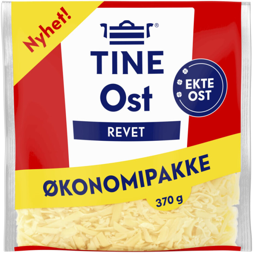 Ekte Revet Ost Økonimipk 370g