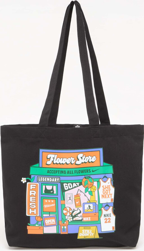 Veske Nike Heritage Tote Bag 22L Black/ Stadium Green/ White Universal