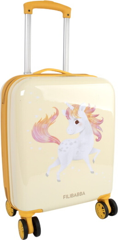 Koffert - Unicorn Kystene - Yellow - - OneSize - Kofferter