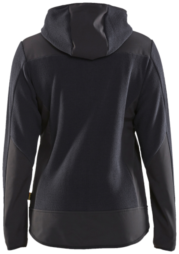 Strikkejakke for kvinner antrasitt G