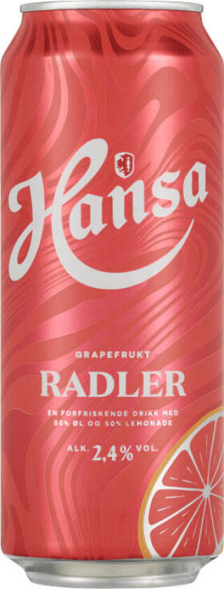 Hansa Radler Grapefrukt 0,5l boks