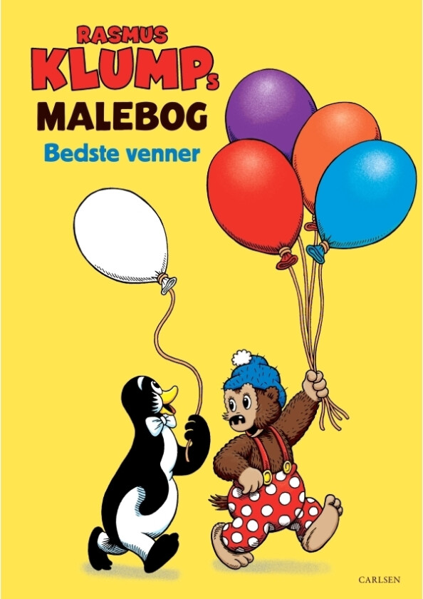 Rasmus Klump malebok Beste venner (kolli 6) Carla og Vilhelm Hansen