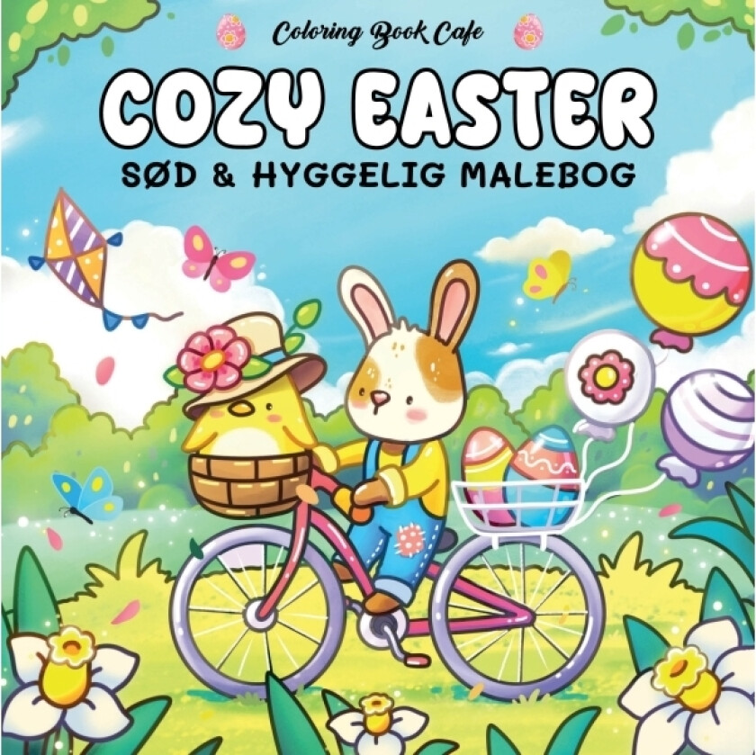 Malerbok: Cozy Easter - Cozy Coloring | Coloring Book Cafe
