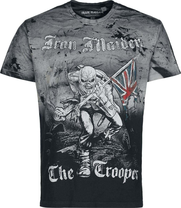 T-skjorte - The Trooper - S til 4XL - Herrer - grå