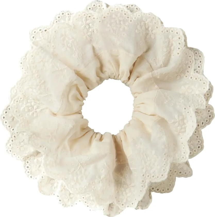 Nmfacc-Frida Hair Scrunchie Lil - Cream - ONE SIZE