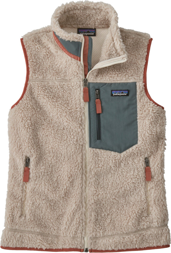 Classic Retro-X Vest Dame Natural W/Nouveau Green S