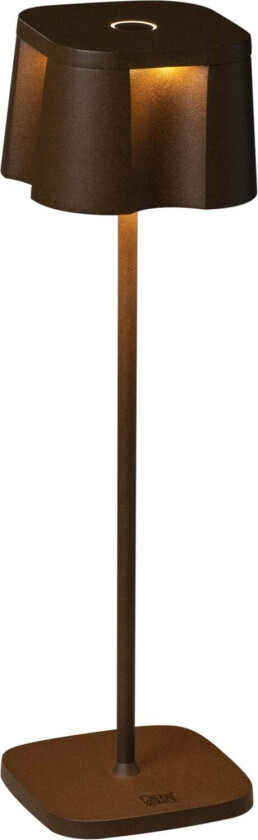 Nice rustfarget firkant USB 2700K/3000K kan dimmes.