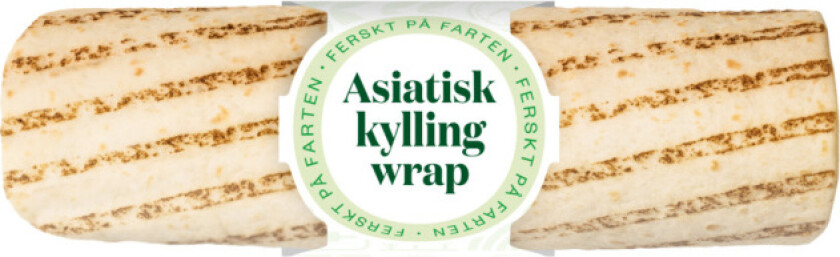 Wrap Kylling Asiatisk kylling wrap, med kremost og ingefær - perfekt måltid