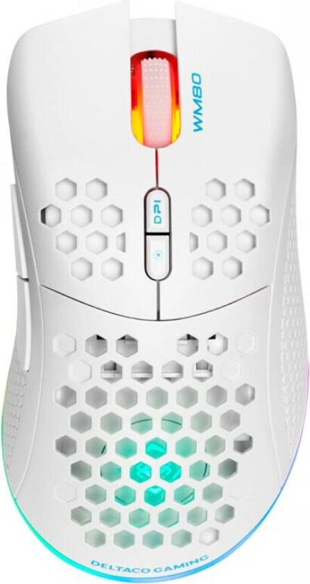 GAMING WM80 Wireless ultralight gaming mouse - Mus - 7 - Hvit