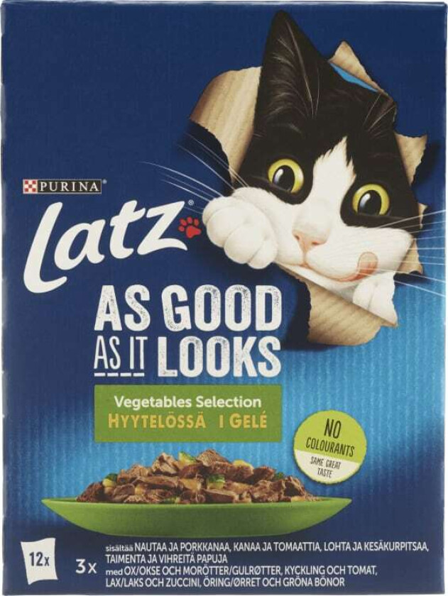 Latz Agail Kjøtt&Grønnsaker 1020g Purina