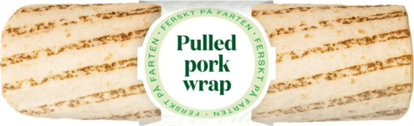 Wrap Wrap med Pulled Pork med smak av hoisin.