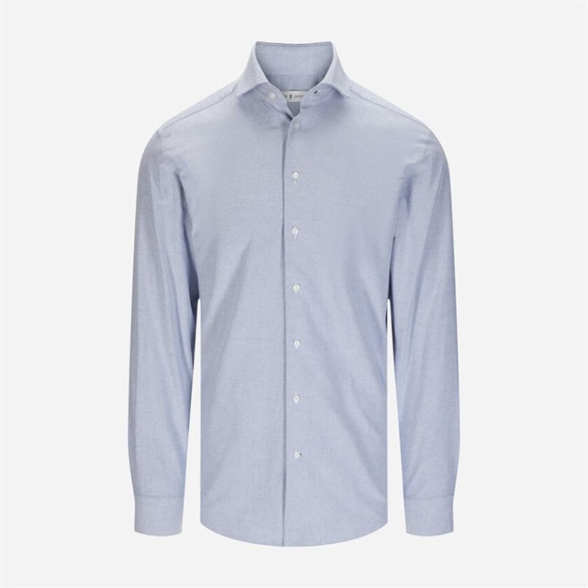 Brushed Oxford Regular Shirt - Ligth Blue Blå M