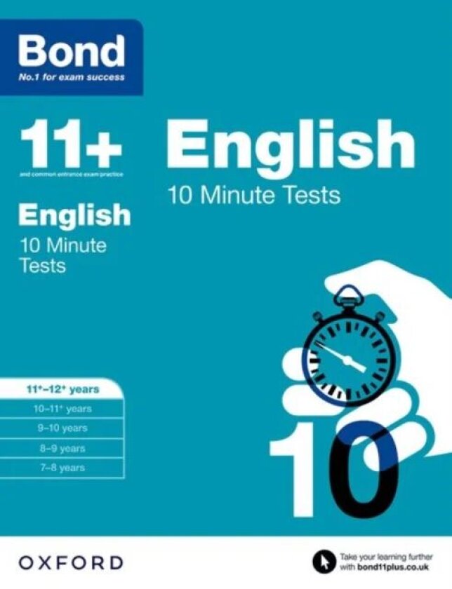 Bond 11+: English: 10 Minute Tests av Sarah Lindsay, Bond 11+