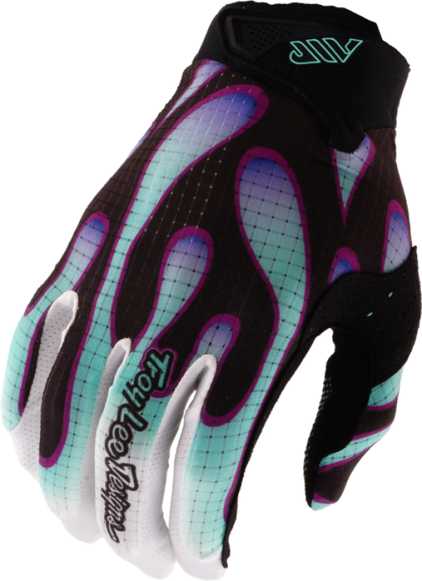Youth Air Glove Overspray black/real teal XS