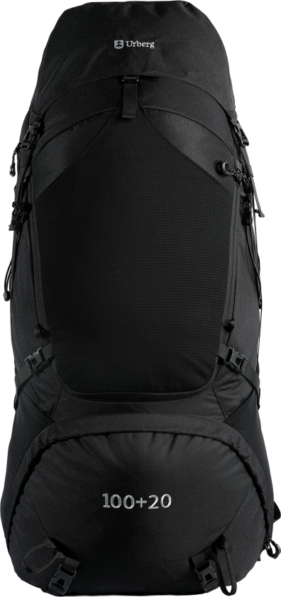 Trekking Backpack 100l+20l Black