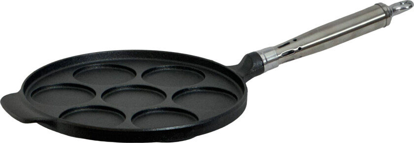Maestro støpejernspanne 25 cm - for små pannekaker