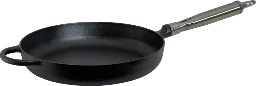Maestro støpejernstekepanne med rund kant, 28 cm