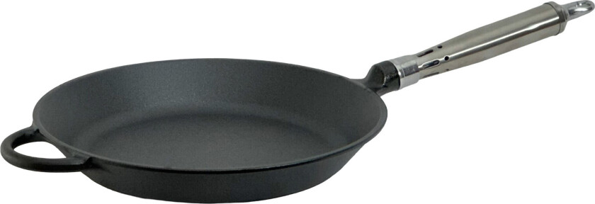 Maestro støpejernspanne med utsvingt kant, 28 cm