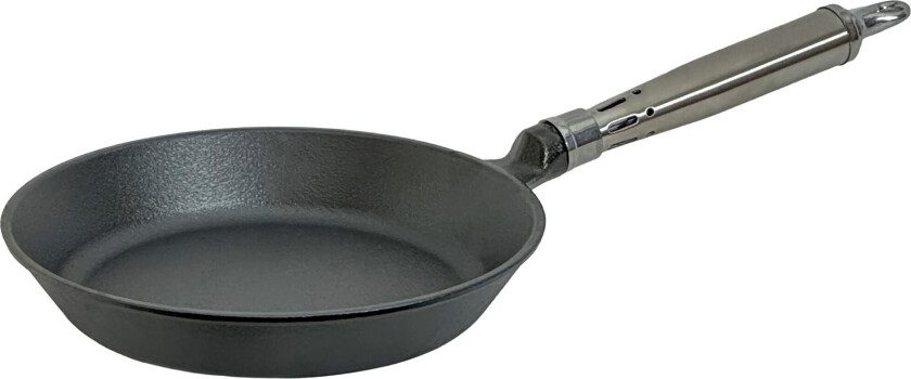 Maestro støpejernspanne 24 cm - utflaret kant