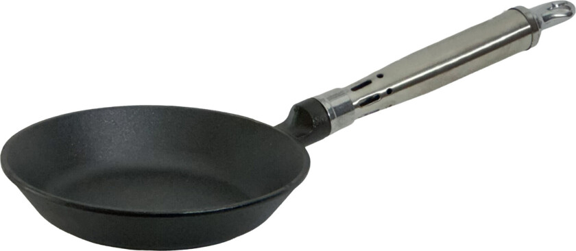 Maestro støpejernspanne 18 cm med skrå kant