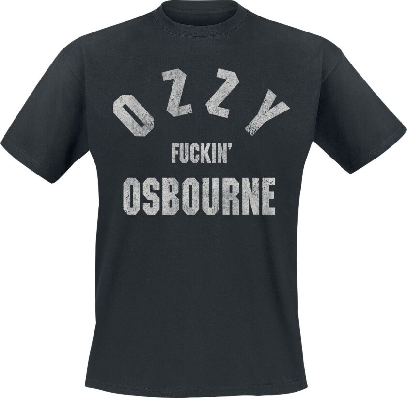 T-skjorte - Ozzy Fuckin' Osbourne - S til 5XL - Herrer - svart