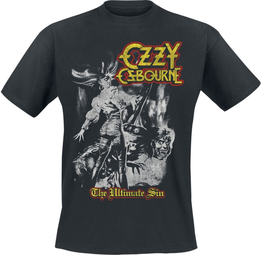 T-skjorte - Sin Tribute - S til 5XL - Herrer - svart