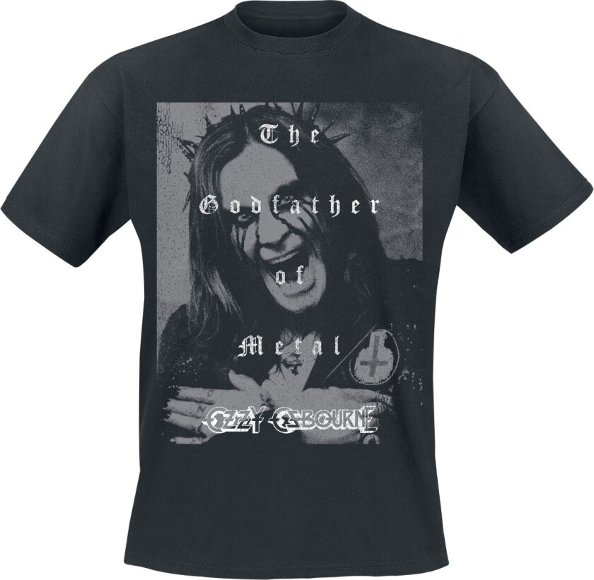 T-skjorte - Godfather - S til 5XL - Herrer - svart
