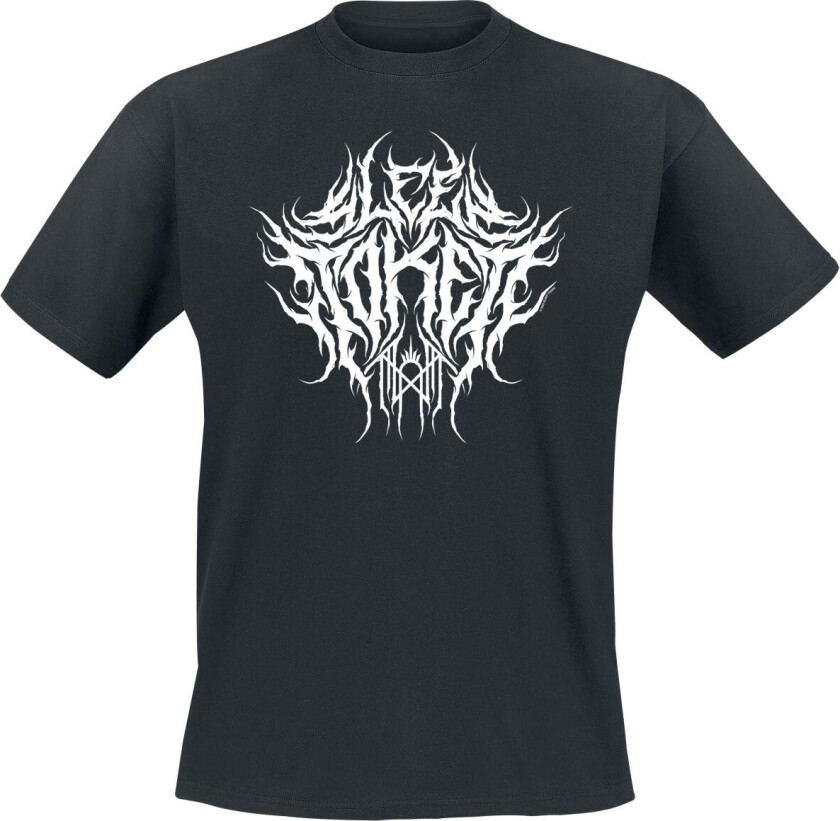 T-skjorte - Metal Front - S til 5XL - Herrer - svart