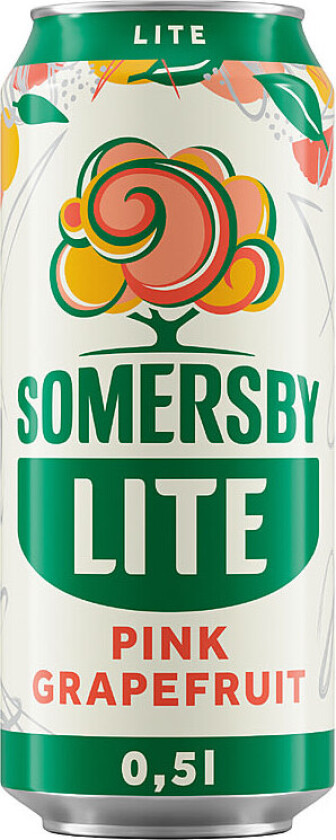 Somersby Lite Somerby Lite cider med forfriskende smak av pink grapefruit