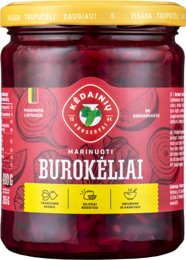 Rødbeter Raspet/Marinert 265g