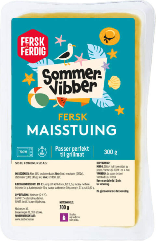 Maisstuing Maisstuing med chili. Passer perfekt til grillmat