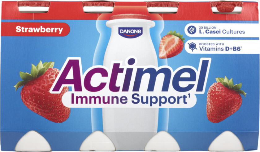 Drikkeyoghurt Booste ditt immunforsvar med drikkeyoghurt som har over 20 Milliarder melkesyrebakterier! Inneholder også vitamin D og B6