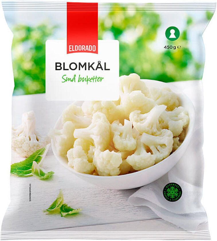 Blomkålbuketter Dypfryste blomkålbuketter.