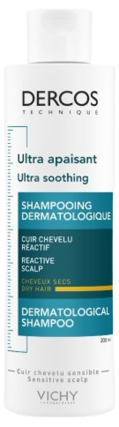 Dercos Ultra Soothing Shampoo, 200 ml