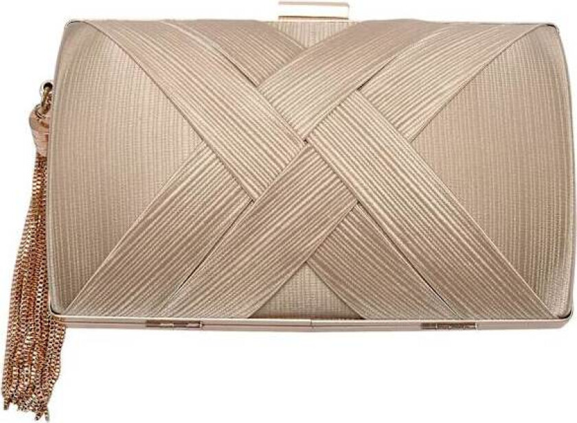 Kvast Dame Clutch Bag Skulder Håndvesker For Telefon Pung Gull