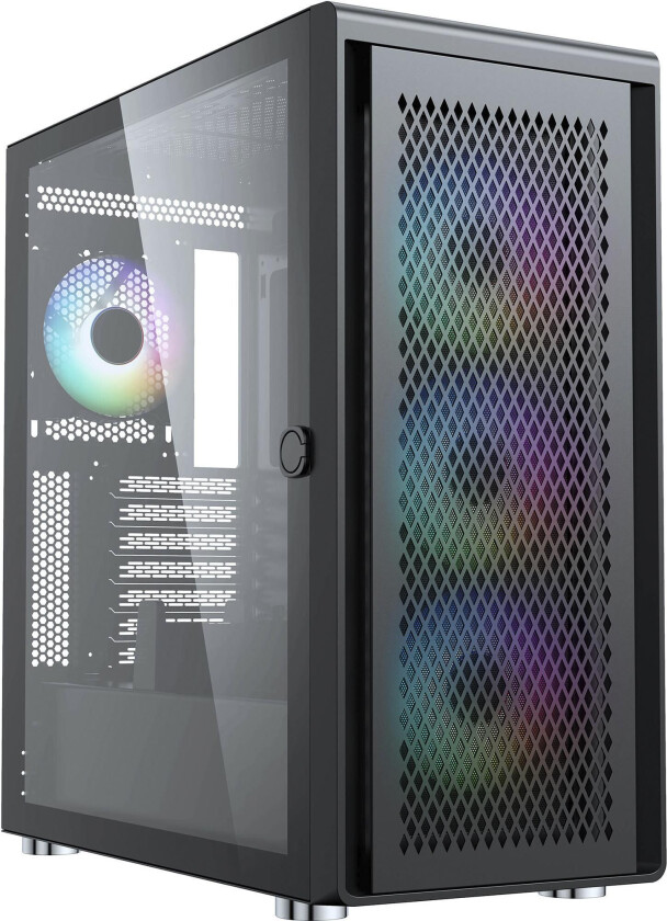 Silentware Air 100 Midi Tower PC-kabinett, E-ATX, Sort