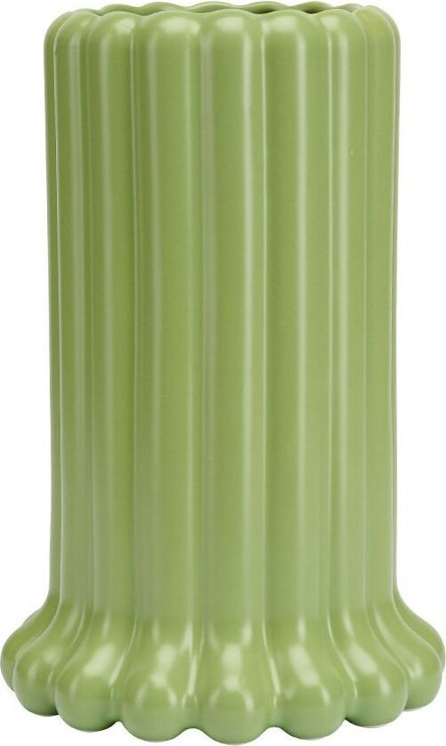 Tubular vase large 24 cm Green