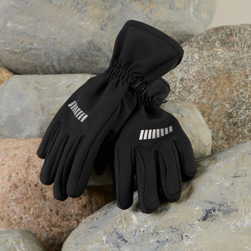 Hansker i softshell "Alfa" Black