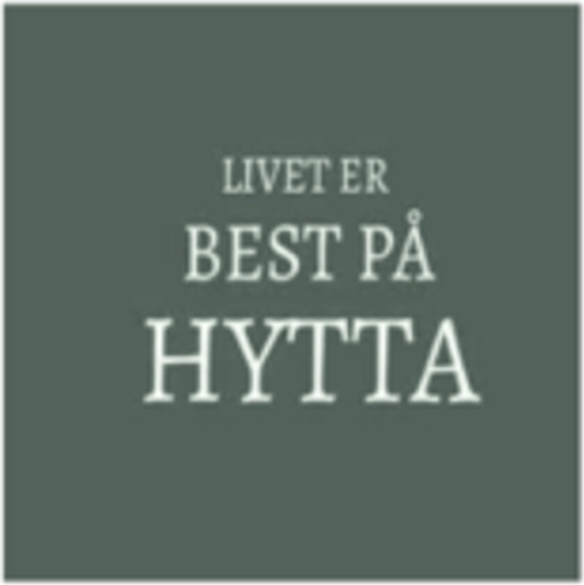Serviett Lunsj Trelags lunsjserviett med design, 33x33cm, 20 stk. FSC og Svanemerket.