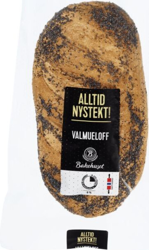 Loff m/Valmuefrø Saftig butikkstekt loff med valmuefrø. Perfekt sammen med sommerkos, reker og majones.