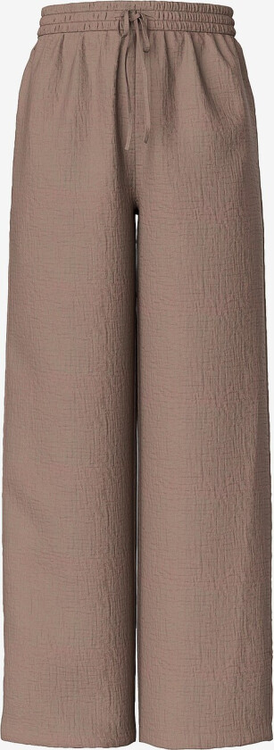 Bukser pcSastina HW Wide Pants Wvn BC - Brun